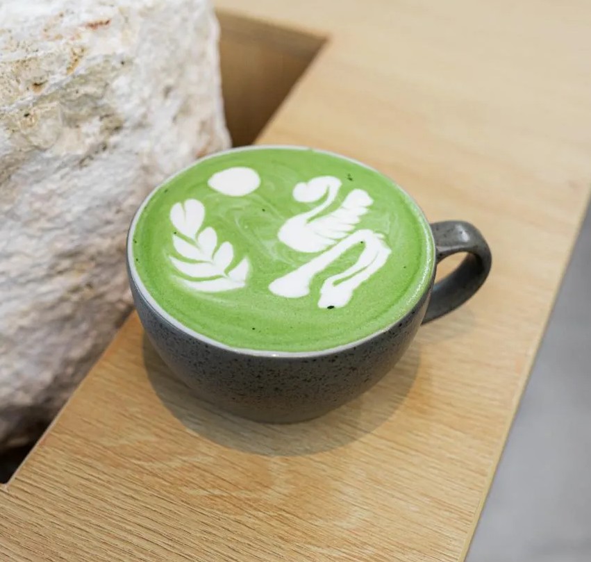 Menu matcha latte