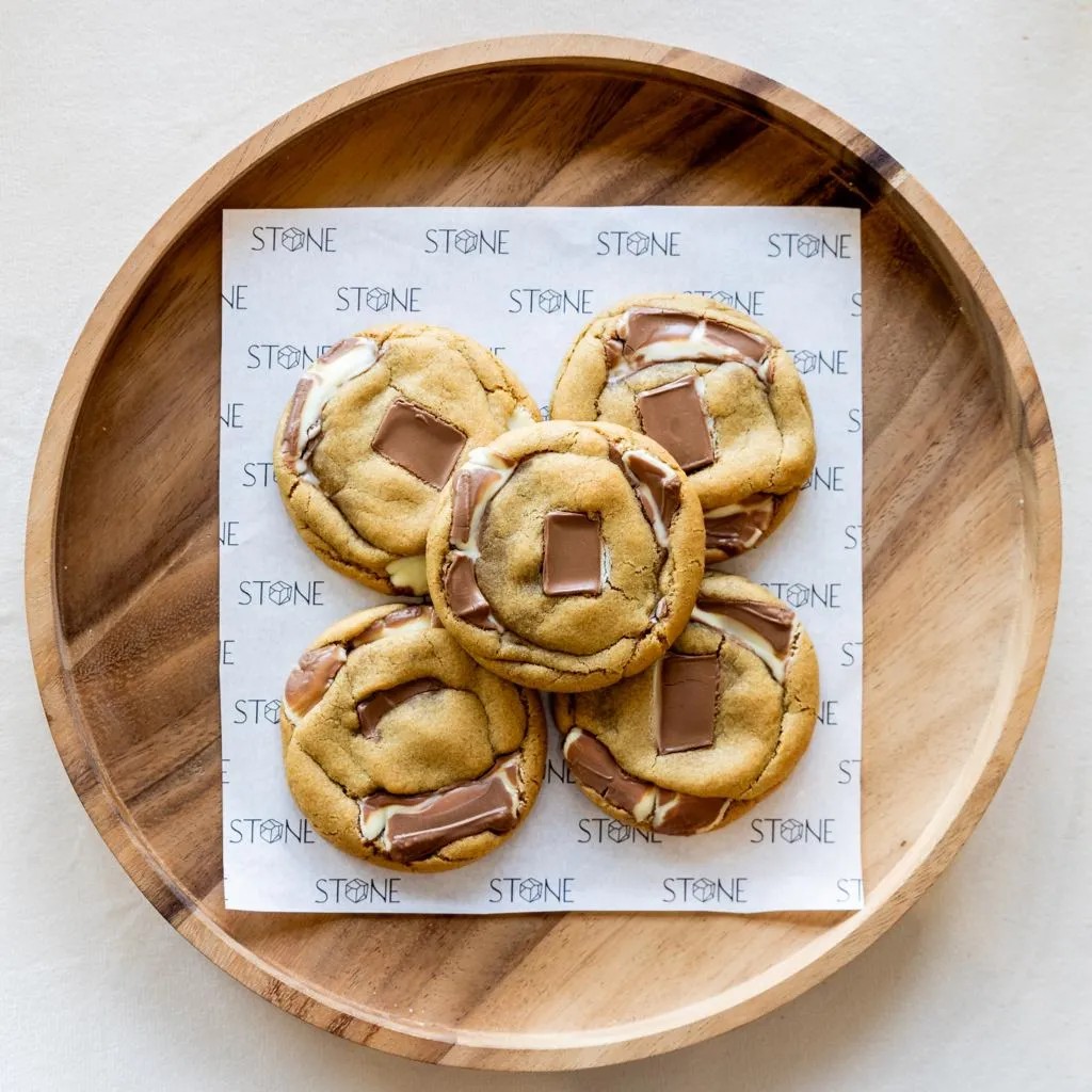 Menu kinder chocolate cookies