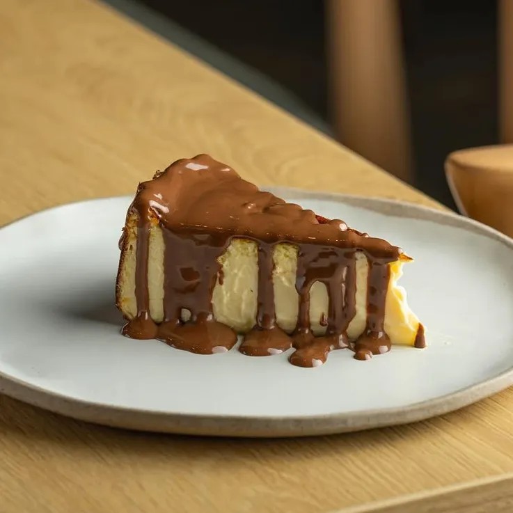 Menu san sebastian cheesecake